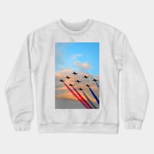 Red Arrows Display Team In Formation Crewneck Sweatshirt